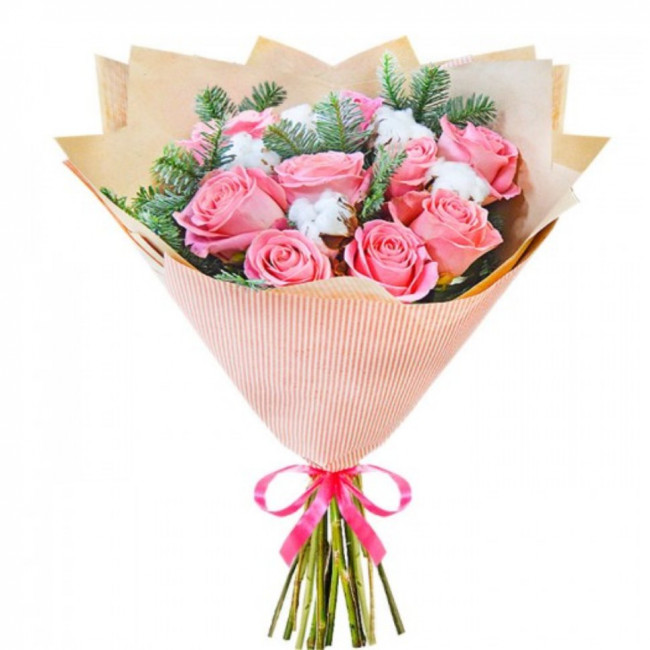 Букет цветов "Зимушка"